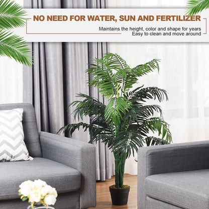 3.5 Feet Artificial Areca Palm Silk Tree, With Basket, Green Faux Plants at Gallery Canada
