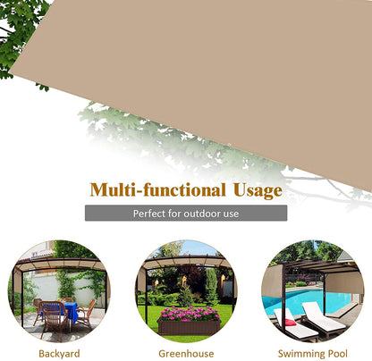 6.7 x 17 Feet Pergola Replacement Canopy Cover Outdoor Shades at Gallery Canada
