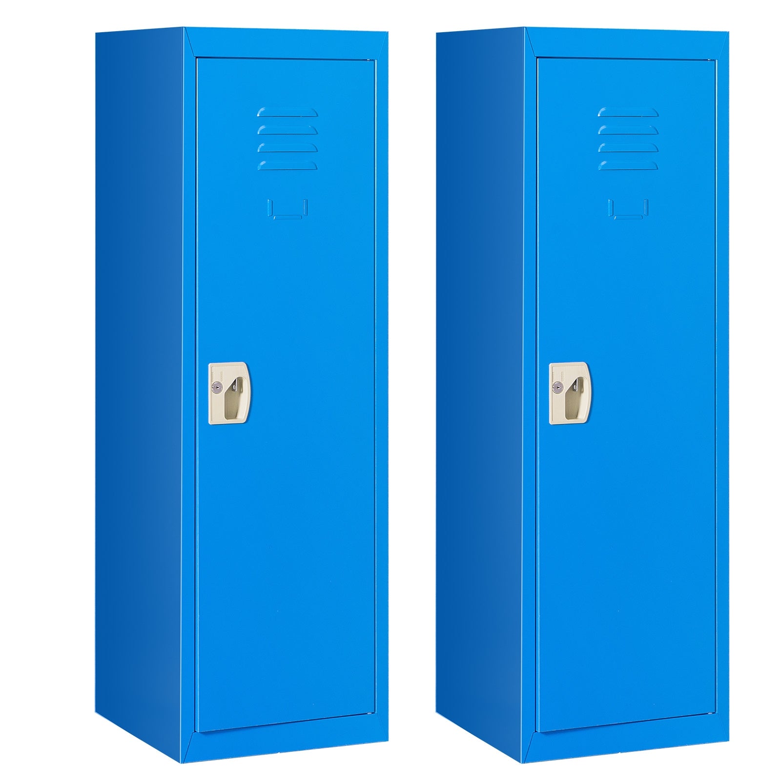 48 Inch Children Single Tier Metal Locker, Blue Kids Storage at Gallery Canada