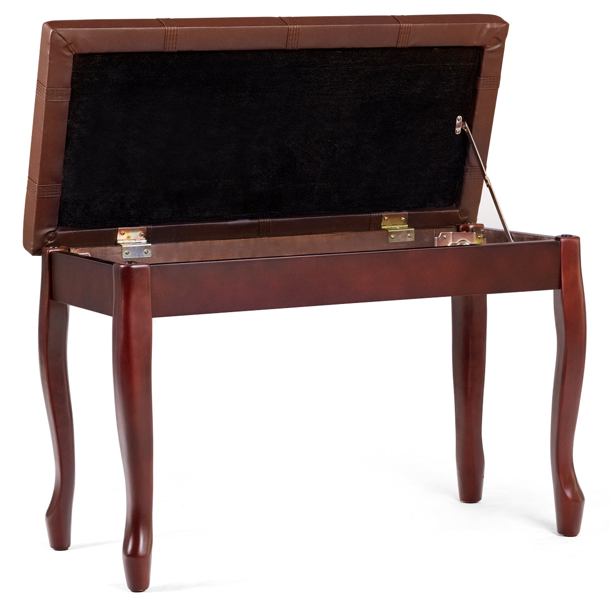 Solid Wood Piano Bench With Storage, Brown Pianos & Keyboards at Gallery Canada