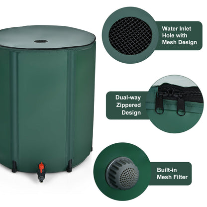 60 Gallon Collapsible Rain Barrel, Water Collector, Green Watering & Irrigation at Gallery Canada
