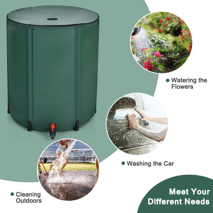60 Gallon Collapsible Rain Barrel, Water Collector, Green Watering & Irrigation at Gallery Canada