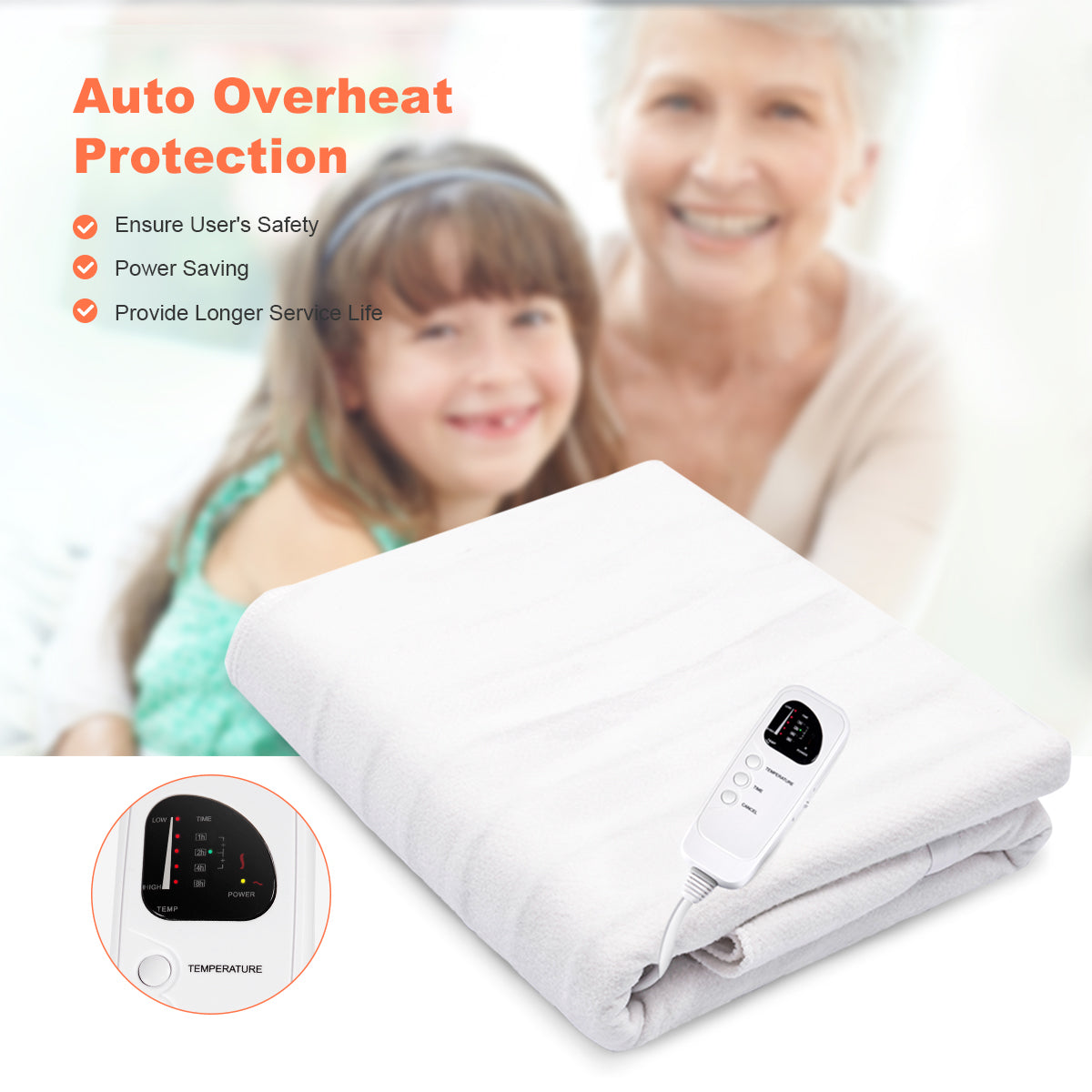 Digital Auto Overheat Protection Massage Table Warmer Bedding at Gallery Canada