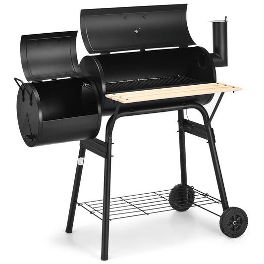 Outdoor BBQ Grill Barbecue Pit, Black Outdoor Grills Black at Gallery Canada