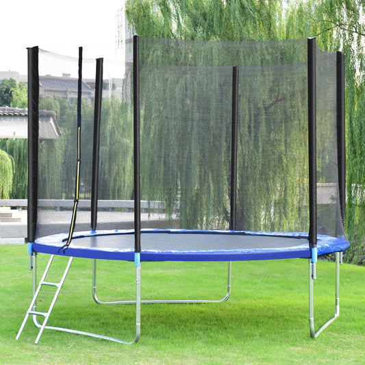 10 Feet Combo Bounce Jump Safety Trampoline with Spring Pad Ladder Trampolines Options at Gallery Canada