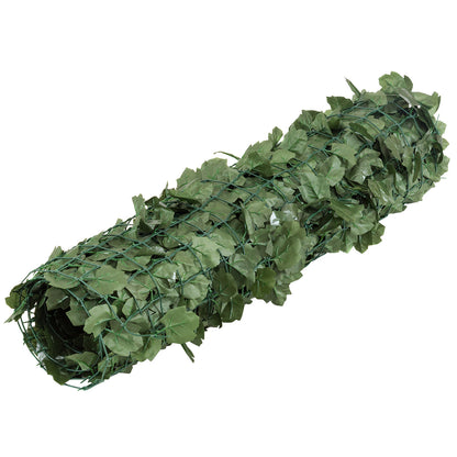Faux Ivy Leaf Privacy Fence, 59 x 118 Inch, Green Decorative Fencing & Flooring at Gallery Canada