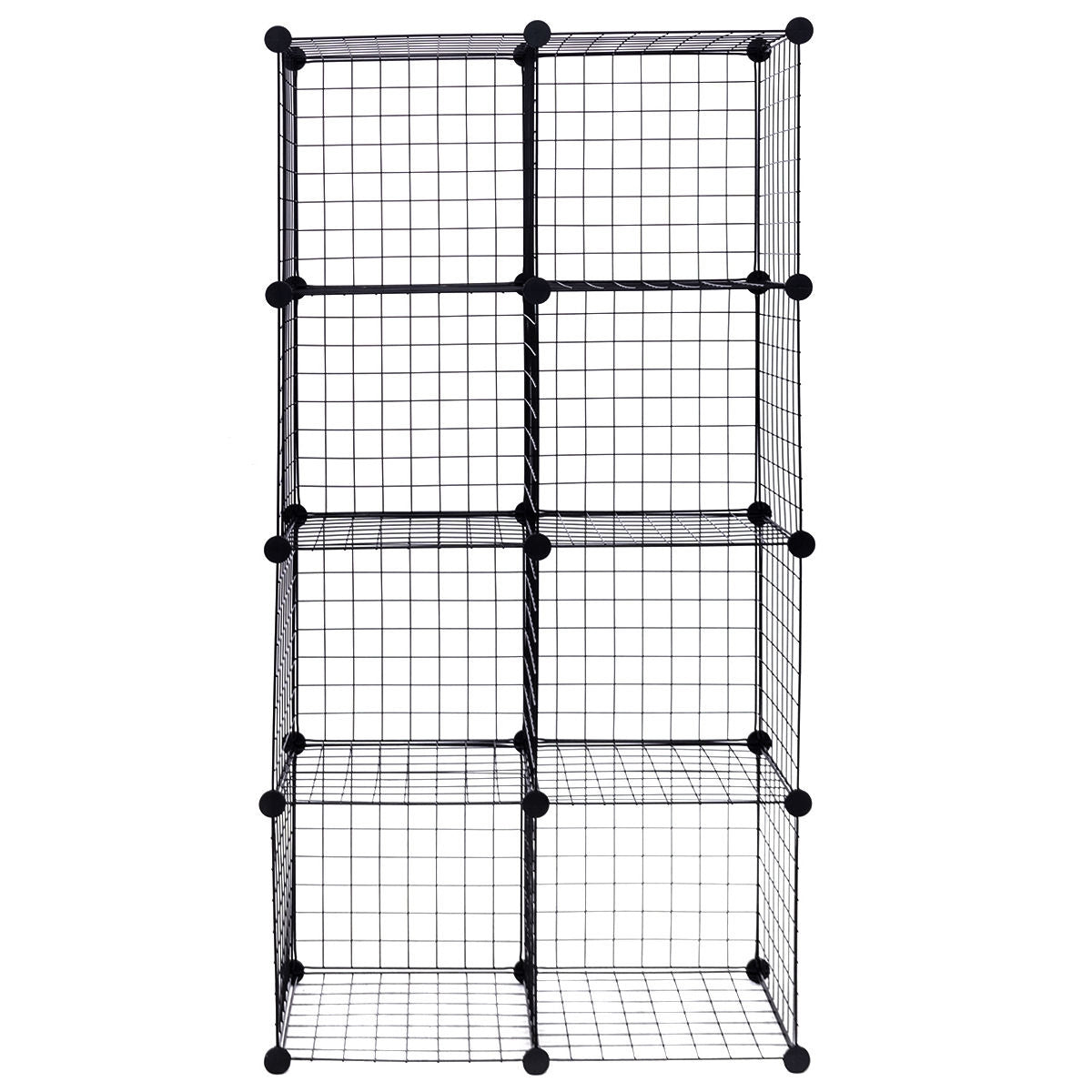 DIY 8 Cube Grid Wire Cube Shelves, Black Clothing & Closet Storage at Gallery Canada