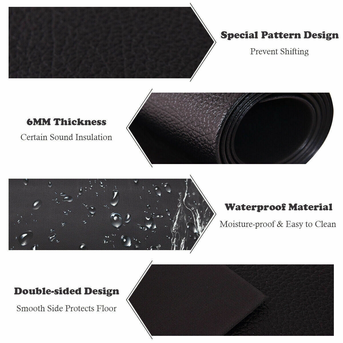 47/59/78 Inch Long Thicken Equipment Mat for Home and Gym Use-78 x 36 x 0.25 inches Treadmills at Gallery Canada