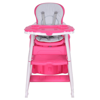Convertible Play Table Baby High Chair, Pink High Chairs at Gallery Canada