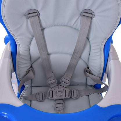 3 In 1 Convertible Play Table Seat High Chair, Blue High Chairs at Gallery Canada