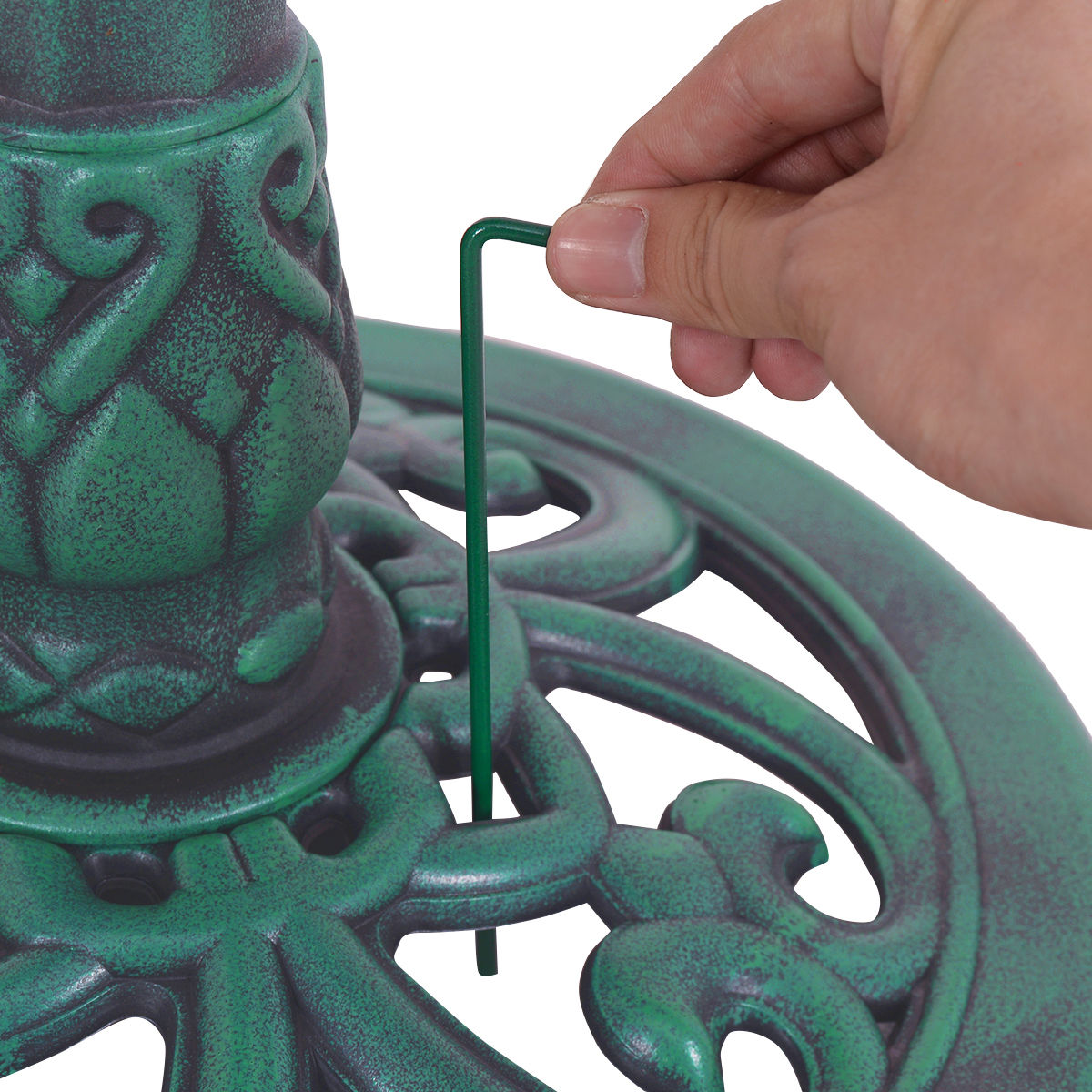 Garden Pedestal Bird Bath Feeder, Green Chicken Coops at Gallery Canada