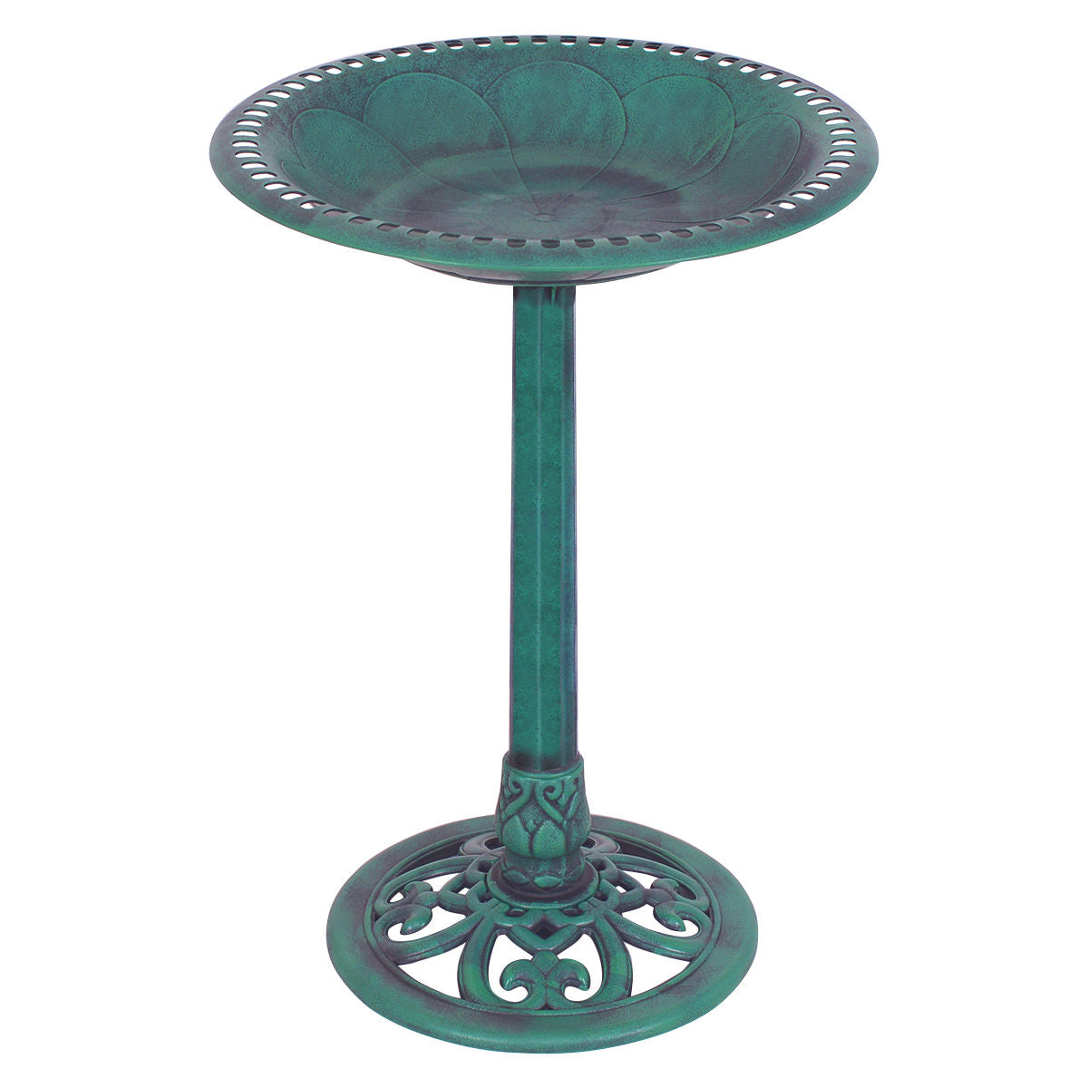 Garden Pedestal Bird Bath Feeder, Green Chicken Coops at Gallery Canada