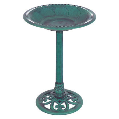 Garden Pedestal Bird Bath Feeder, Green Chicken Coops at Gallery Canada