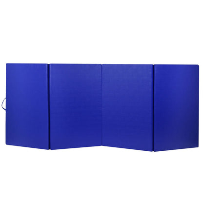 4 Feet x 10 Feet Folding Gymnastics Mat, Blue Yoga & Gym Mats at Gallery Canada