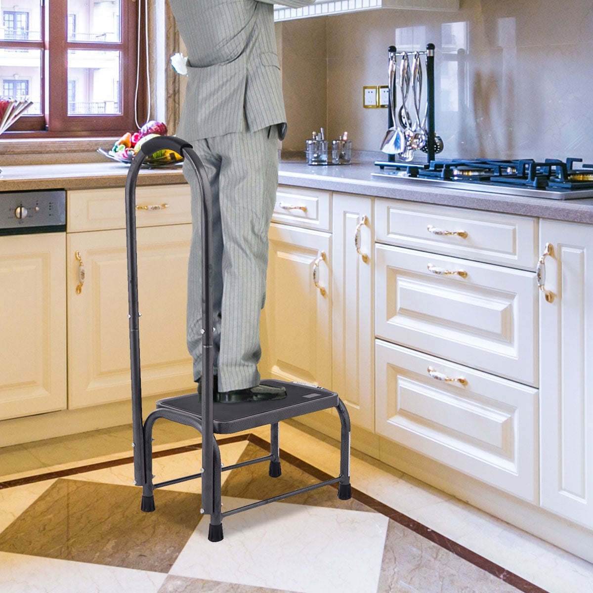 330 lbs Non-Slip Heavy Duty Step Stool Kitchen Tools at Gallery Canada