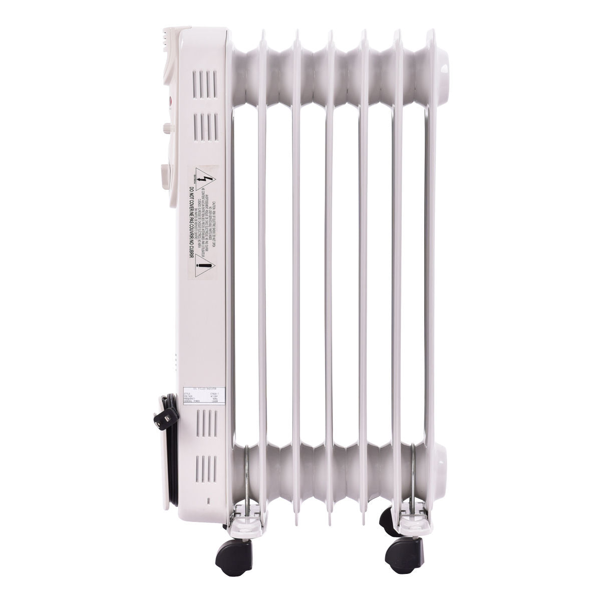 1500W Electric Oil Filled Radiator, 3 Heat Settings Space Heaters at Gallery Canada
