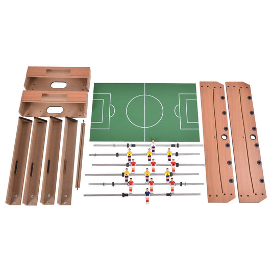 37 Inch Indoor Competition Game Football Table, Brown Game Room Brown at Gallery Canada