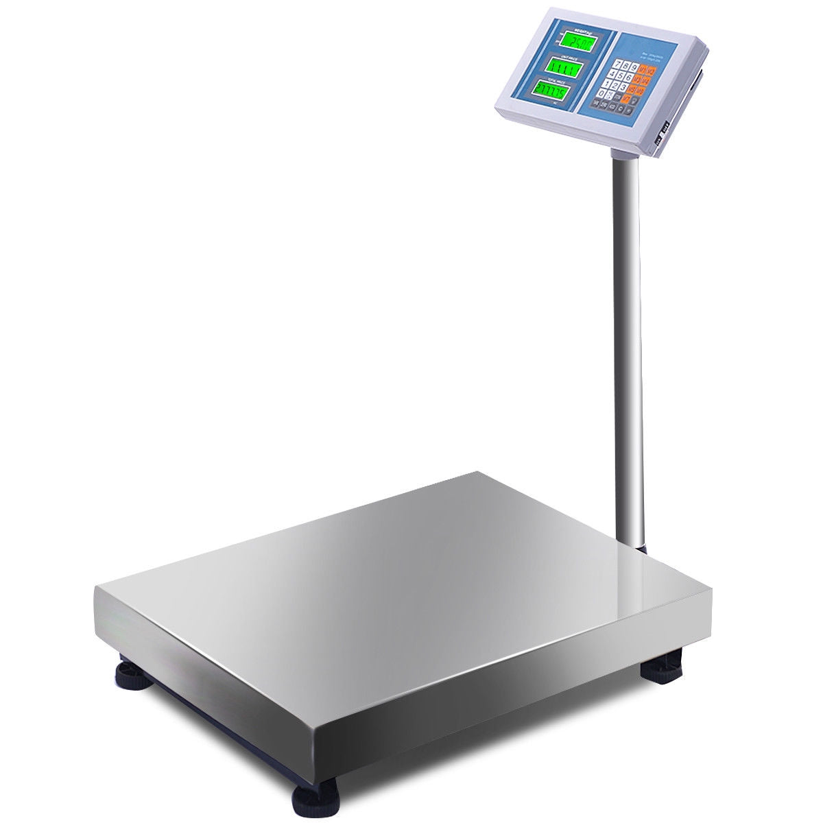 Digital Floor Platform Scale, 660 lbs, White Kitchen Tools at Gallery Canada