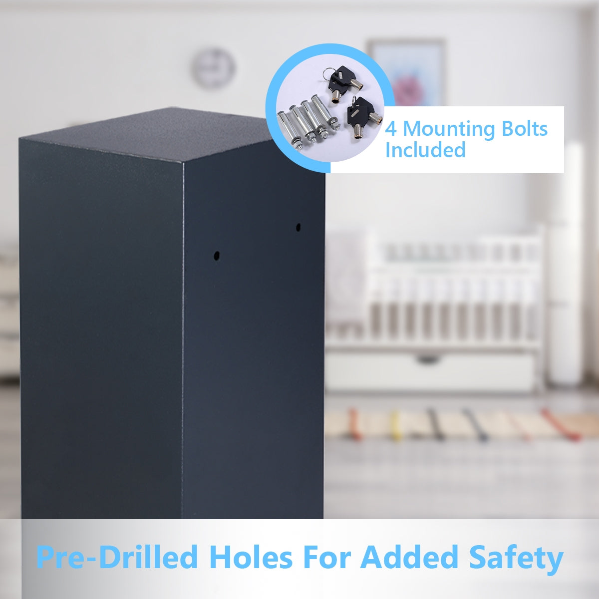 Digital Safe Box, 2 Doors, Black Safe Box at Gallery Canada