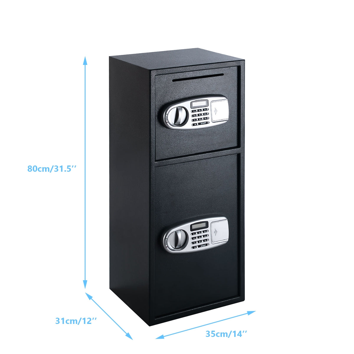 Digital Safe Box, 2 Doors, Black Safe Box at Gallery Canada