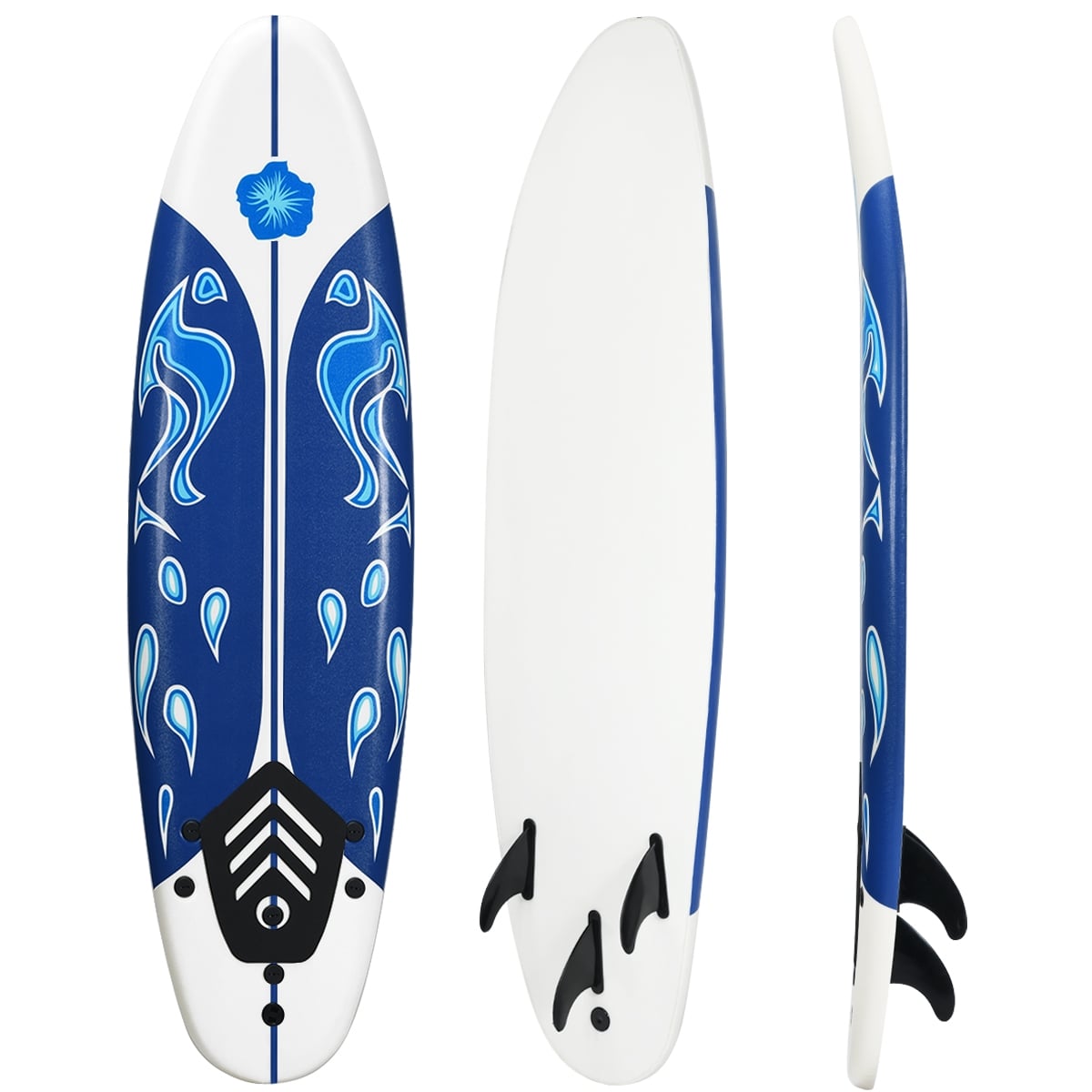 6 Feet Surf Foamie Boards, White Surfing White at Gallery Canada