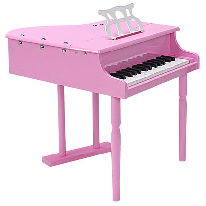 30-Key Children Mini Grand Piano With Bench, Pink Musical Toys at Gallery Canada