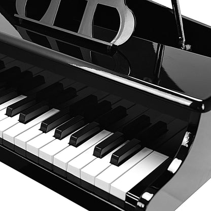 30-Key Children Mini Grand Piano With Bench, Black Musical Toys at Gallery Canada
