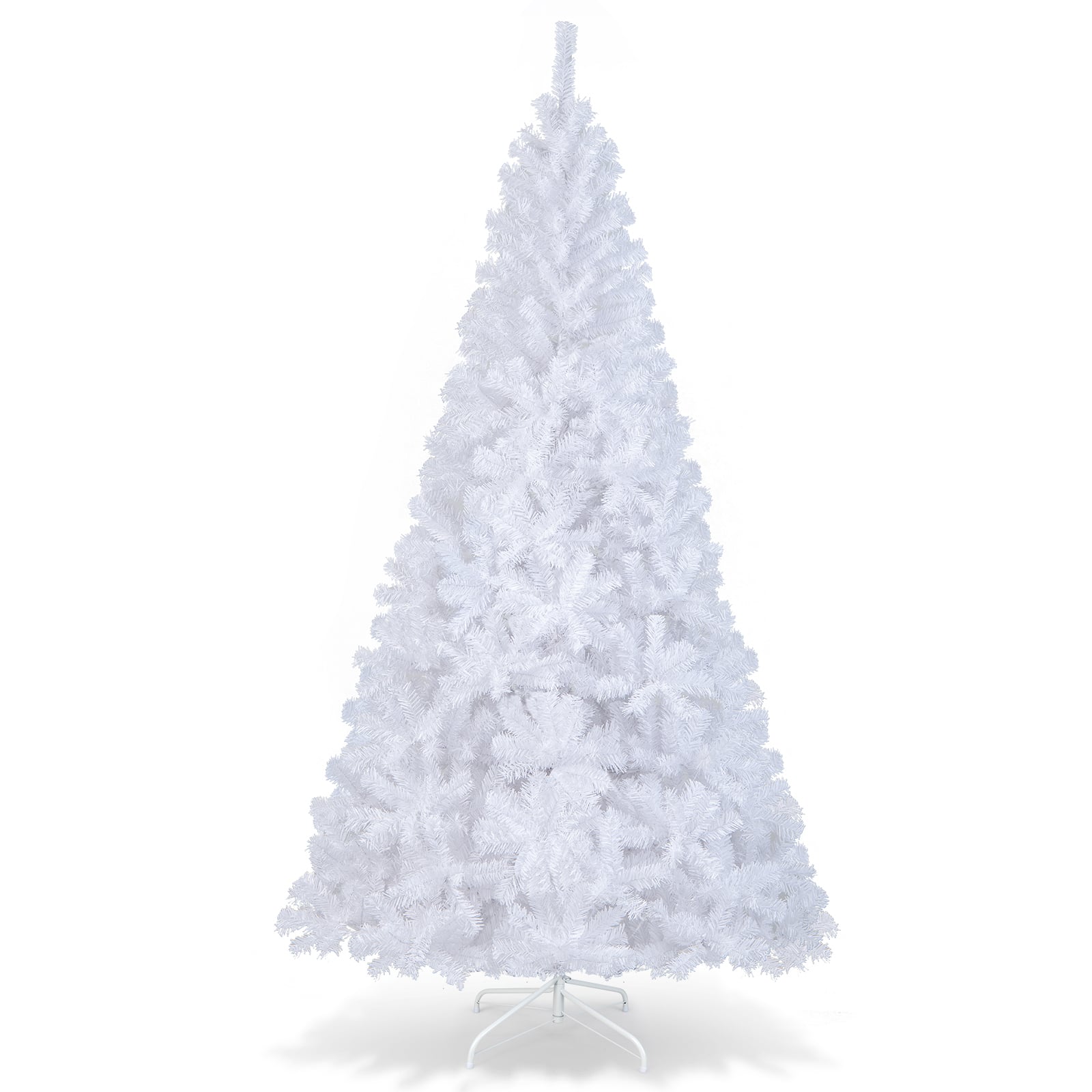 8 ft Christmas Tree, Solid Metal Stand, White Christmas Tree at Gallery Canada