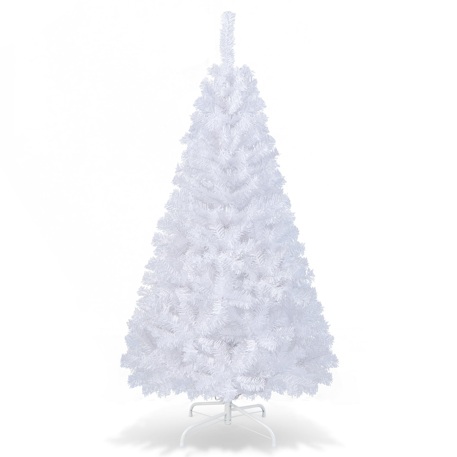 6 ft Christmas Tree, Solid Metal Stand, White Christmas Tree at Gallery Canada