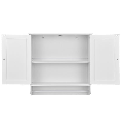 Wall Mounted Bathroom Medicine Cabinet With Towel Bar, White Wall Cabinets at Gallery Canada