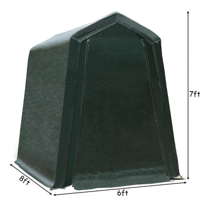 Outdoor Carport Shed, Sidewalls, Waterproof Ripstop Cover, 6 x 8 ft Carports at Gallery Canada