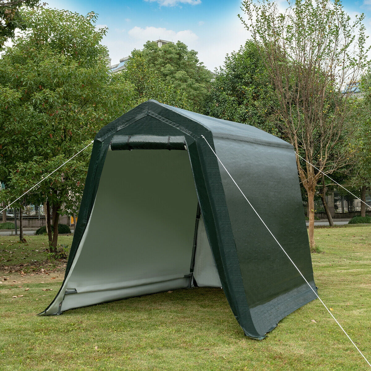 Outdoor Carport Shed, Sidewalls, Waterproof Ripstop Cover, 6 x 8 ft Carports at Gallery Canada