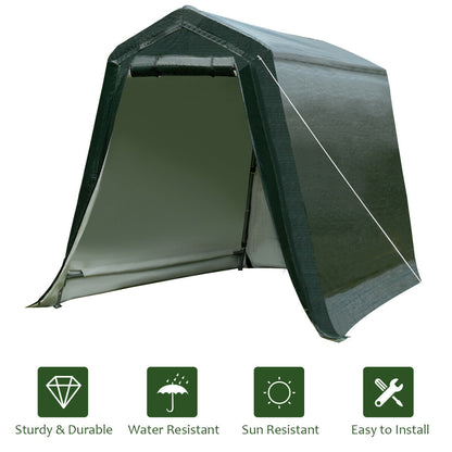 Outdoor Carport Shed, Sidewalls, Waterproof Ripstop Cover, 6 x 8 ft Carports at Gallery Canada