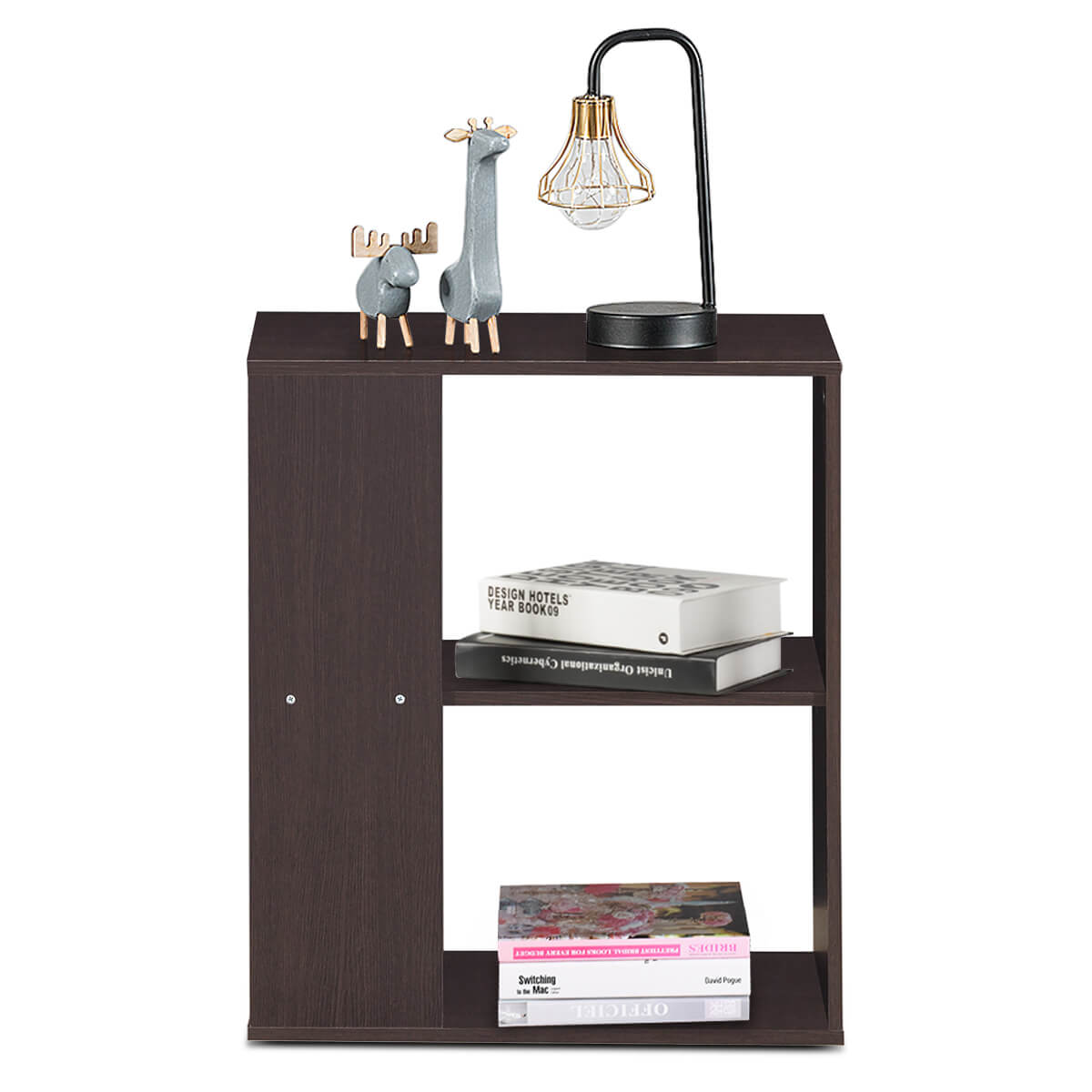 3-Tier Side Table With Storage Shelves, Brown End & Side Tables at Gallery Canada