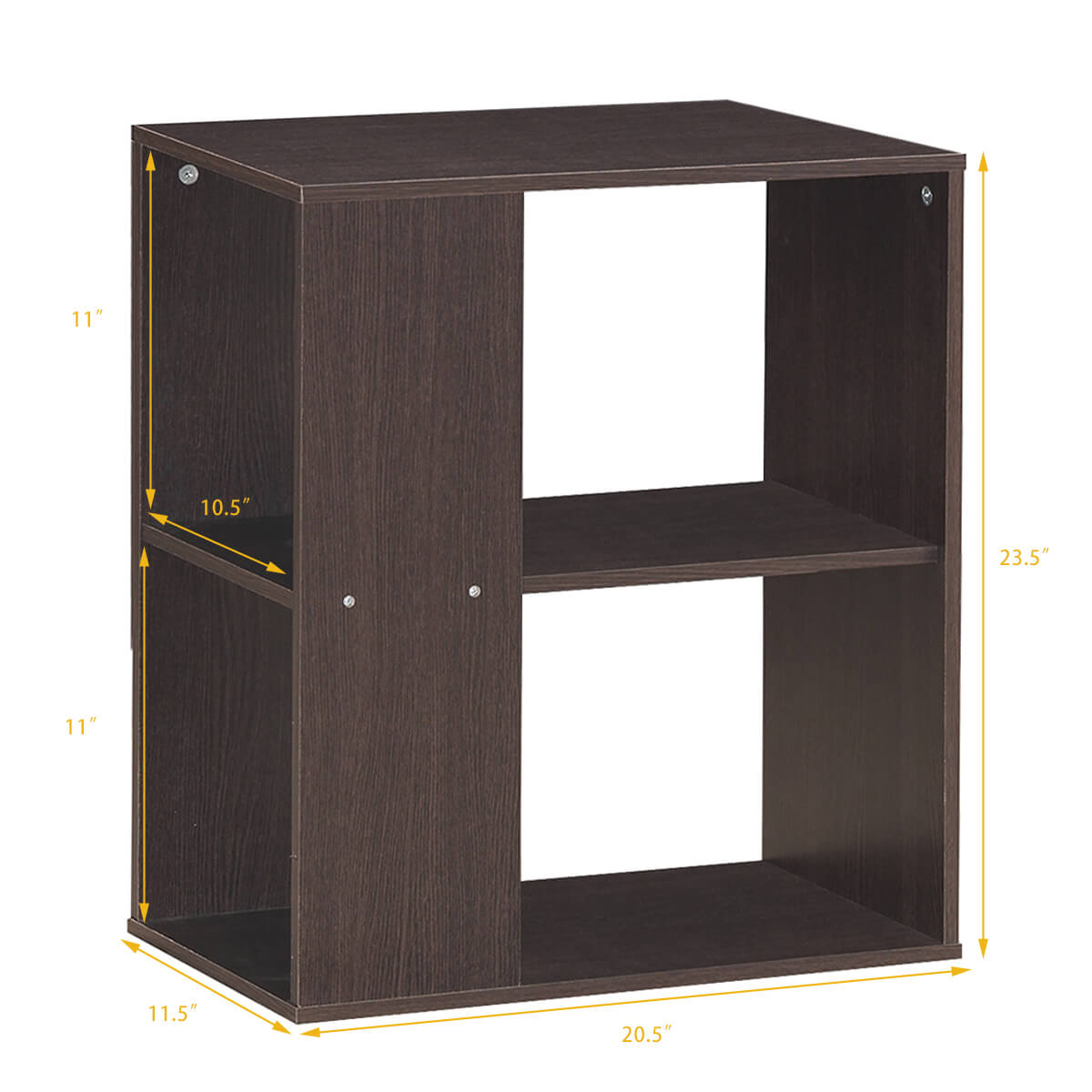 3-Tier Side Table With Storage Shelves, Brown End & Side Tables at Gallery Canada