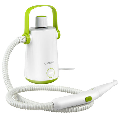 1000W Portable Hand-Held Steam Cleaner, 10 Accessories, Green Vacuums & Cleaners Green at Gallery Canada