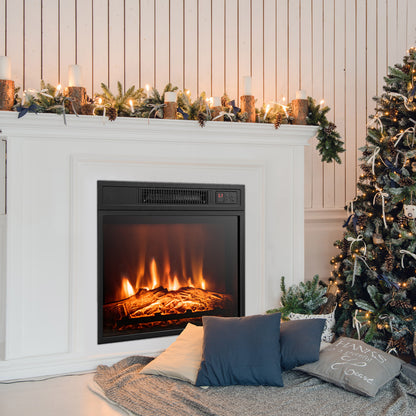 18 Inch Electric Fireplace Insert, Adjustable LED Flame Fireplaces at Gallery Canada