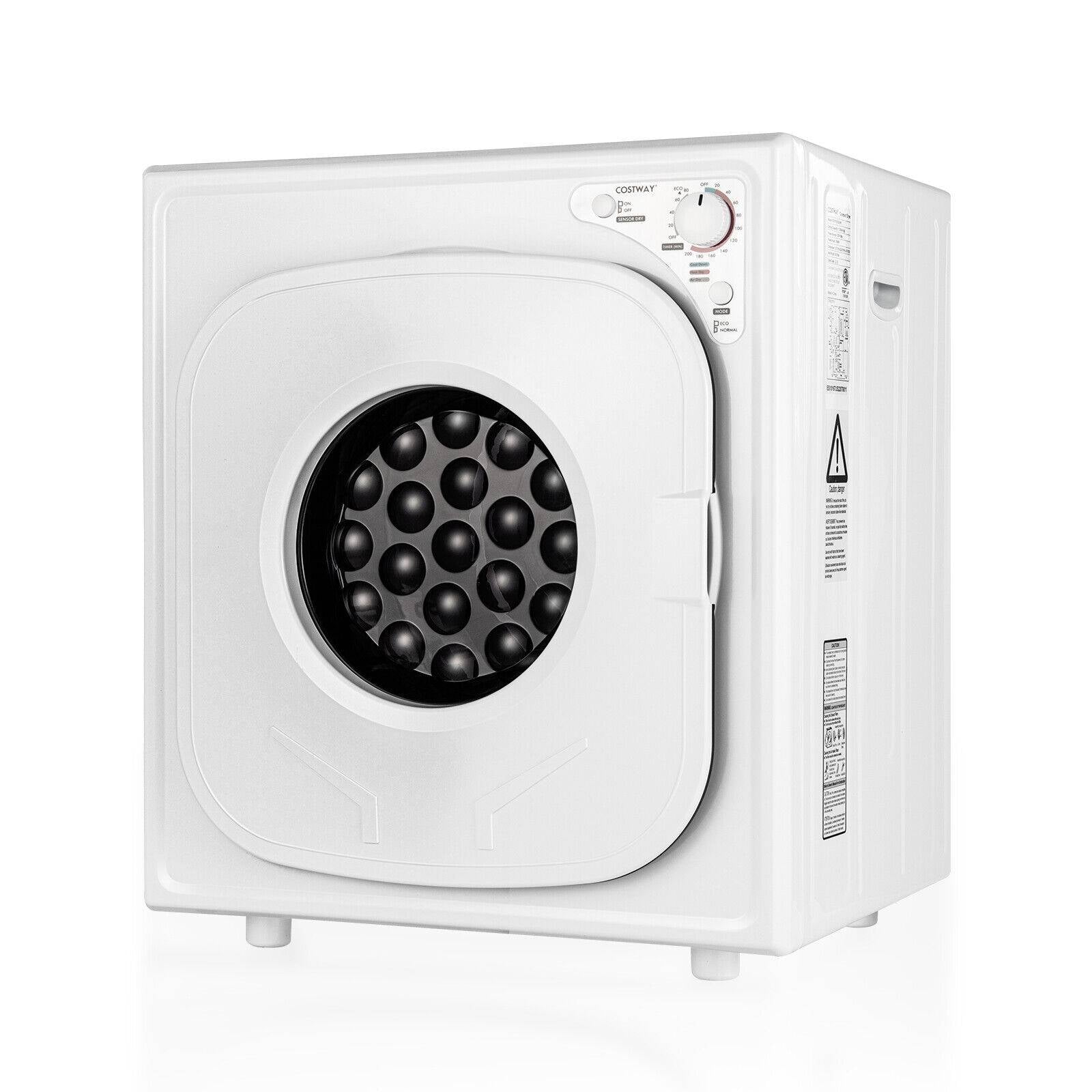 Compact Laundry Dryer, 1500W, Touch Panel, White Dryers at Gallery Canada