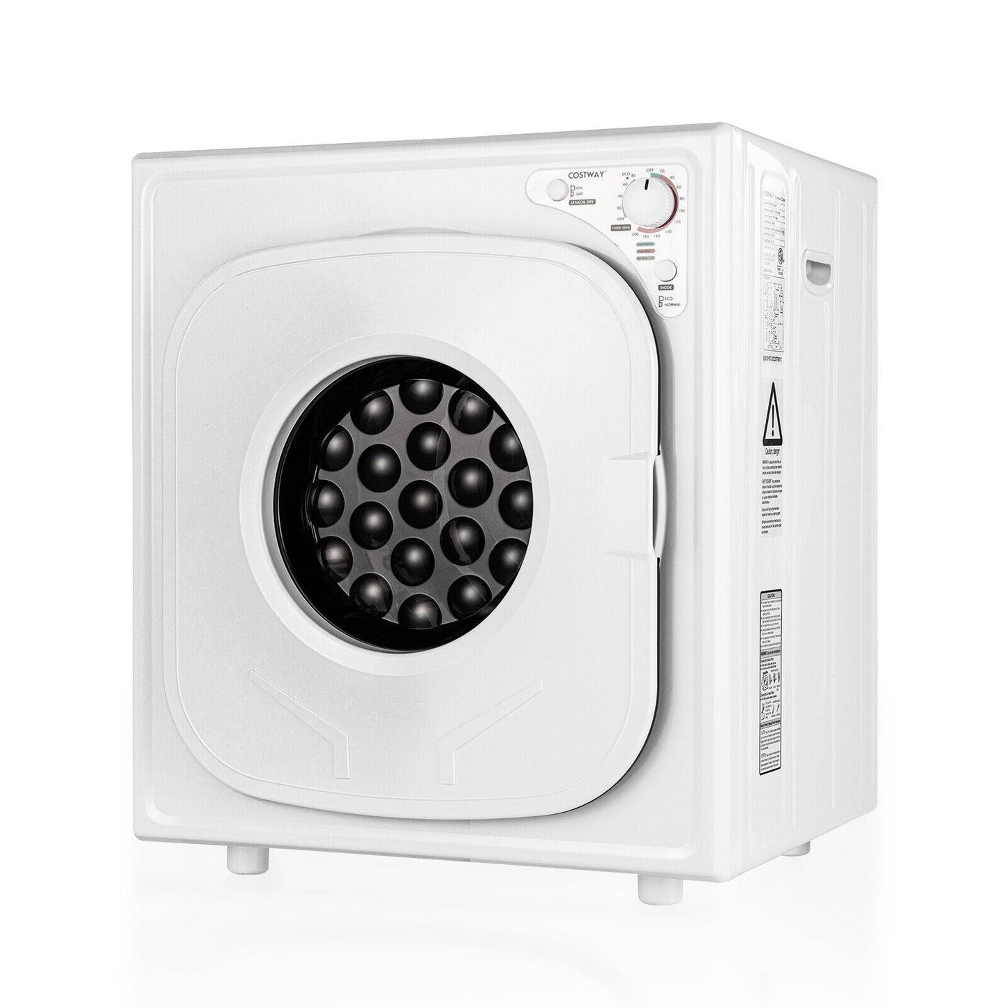 Compact Laundry Dryer, 1500W, Touch Panel, White Dryers at Gallery Canada