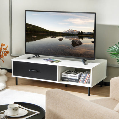 2-Tier Coffee Table with Storage, Black & White Coffee Tables at Gallery Canada