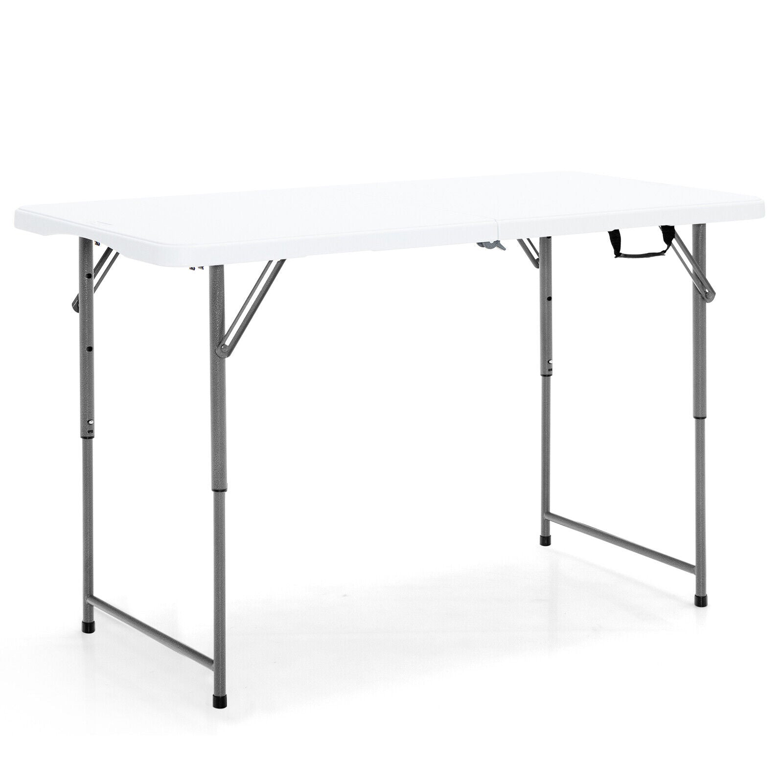 3-Level Adjustable Folding Table, White Camping Furniture at Gallery Canada