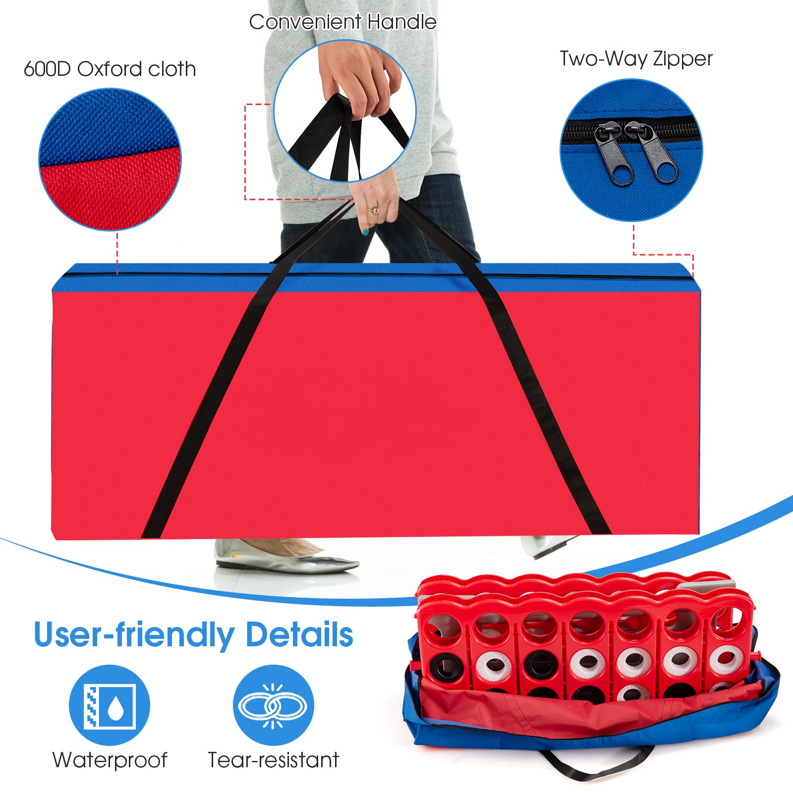Jumbo 4-To-Score Game Storage Bag, Blue Lawn Games at Gallery Canada