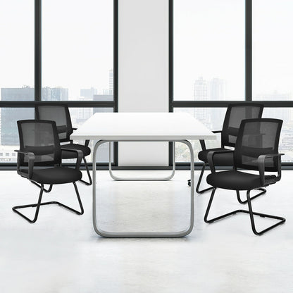 Set Of 2 Conference Chairs, Lumbar Support, Black Conference Chairs at Gallery Canada