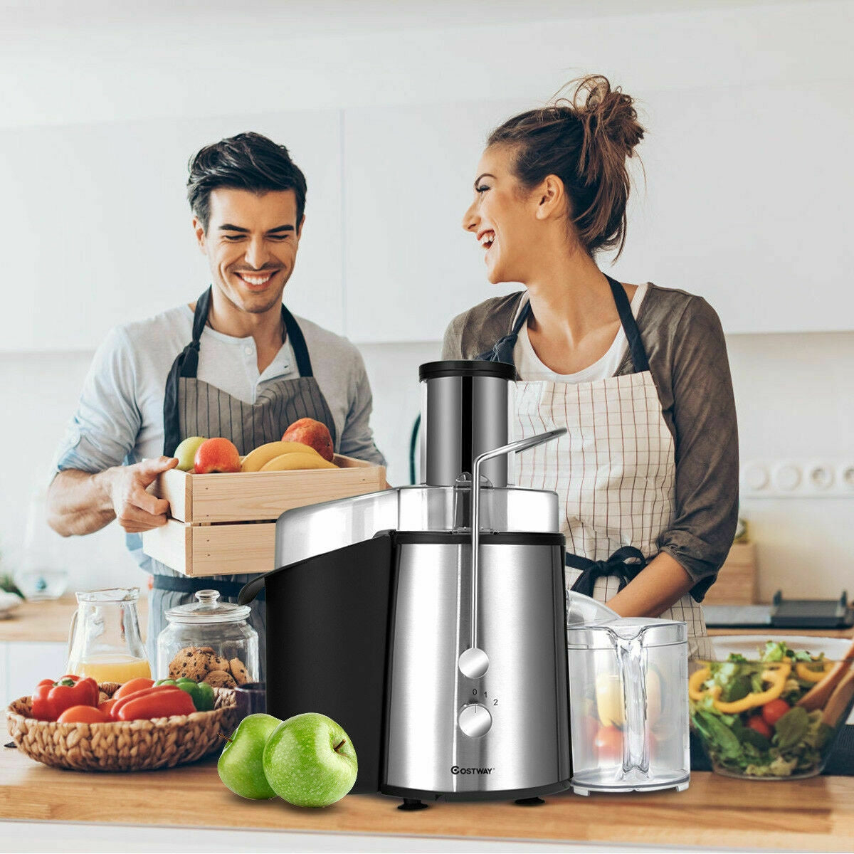 2 Speed Electric Juice Press, Fruit And Vegetable, Silver Juicers & Coffee Machines at Gallery Canada
