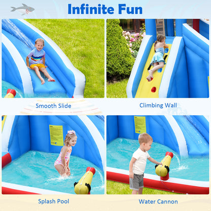 Inflatable Shark Bounce House, Water Slide, Climbing Wall Bounce House at Gallery Canada