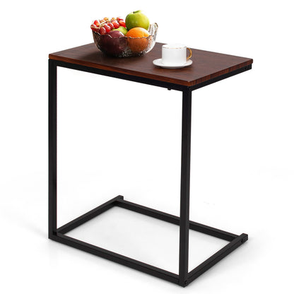 26 Inch Laptop Holder End Stand Desk, Dark Brown End & Side Tables at Gallery Canada