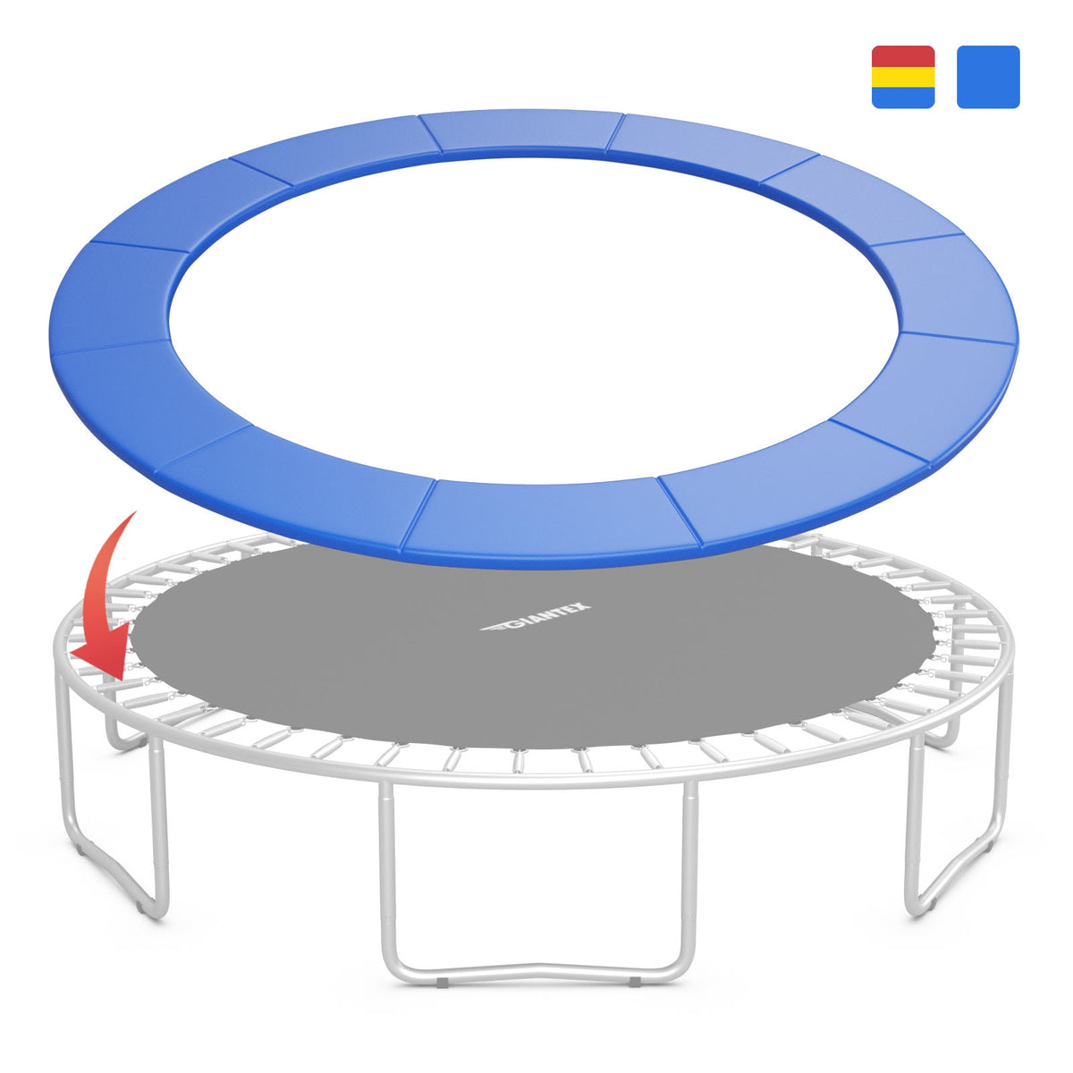 Universal Trampoline Spring Cover, 15 Feet, Blue Trampoline Accessories at Gallery Canada