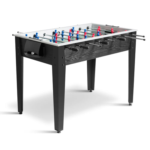 48 Inch Competition Wooden Foosball Table, Black
