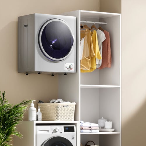 1.5 Cu.ft Stainless Steel Wall Mount Clothes Dryer, Silver Dryers at Gallery Canada