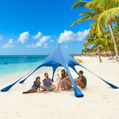 20x20 Feet Beach Canopy Tent, UPF50+ Sun Protection, Blue Canopies at Gallery Canada